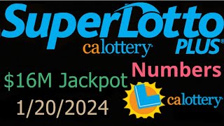 California SuperLotto Plus Winning Numbers 20 January 2024. CA Super Lotto Plus Drawing Result
