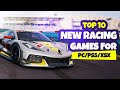 Top 10 New Racing Games for PC/ PS5/ PS4/ XSX/ XB1