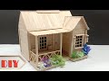 Cara membuat miniatur rumah dari stik es krim