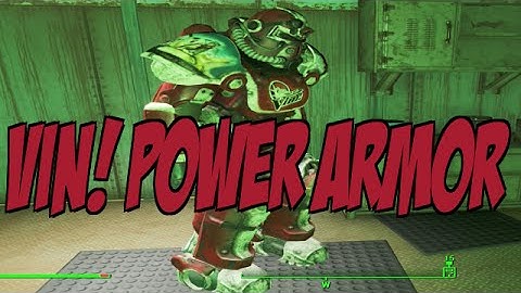 Fallout 4 - Far Harbor DLC - Red Vin Power Armor & Schematic Location