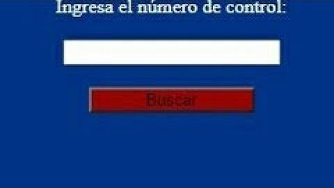 Formulario-php, html, css y PostgreSQL- Mostrar info de un alumno al ingresar su número de control.