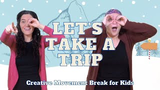 Let's Take a Trip to the North Pole | Winter Brain Break for Kids | Winter Movement