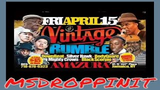 Downbeat Sound - SIlver Hawk - Mighty Crown & Black Scorpio VINTAGE RUMBLE SOUND CLASH 2016