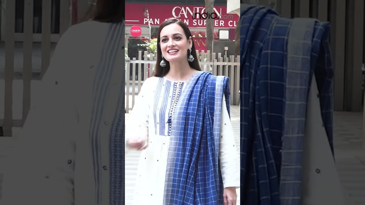 Dia Mirza Spotted In White Kurti 😘🥰