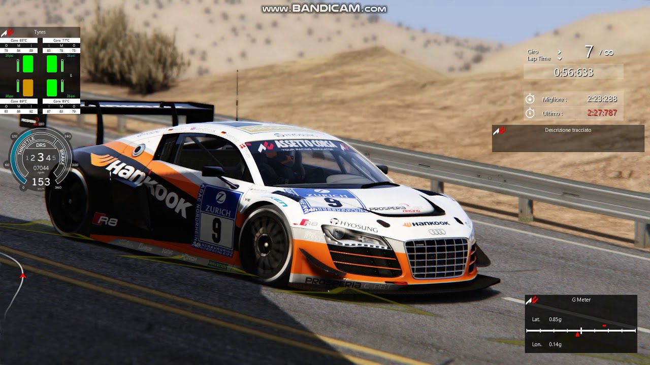 Assetto Corsa AUDI R8 LMS ultra'Black Cat County' - YouTube