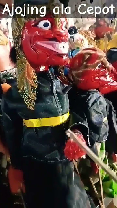 😍💫 Ajojing ala Cepot #ajojing #wayangkulit #jaranan #lucu