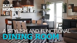 Dining Room Ideas - IKEA Home Tour (Episode 304) In Episode 304 of IKEA Home Tour, the Squad gives a much-needed makeover to a family