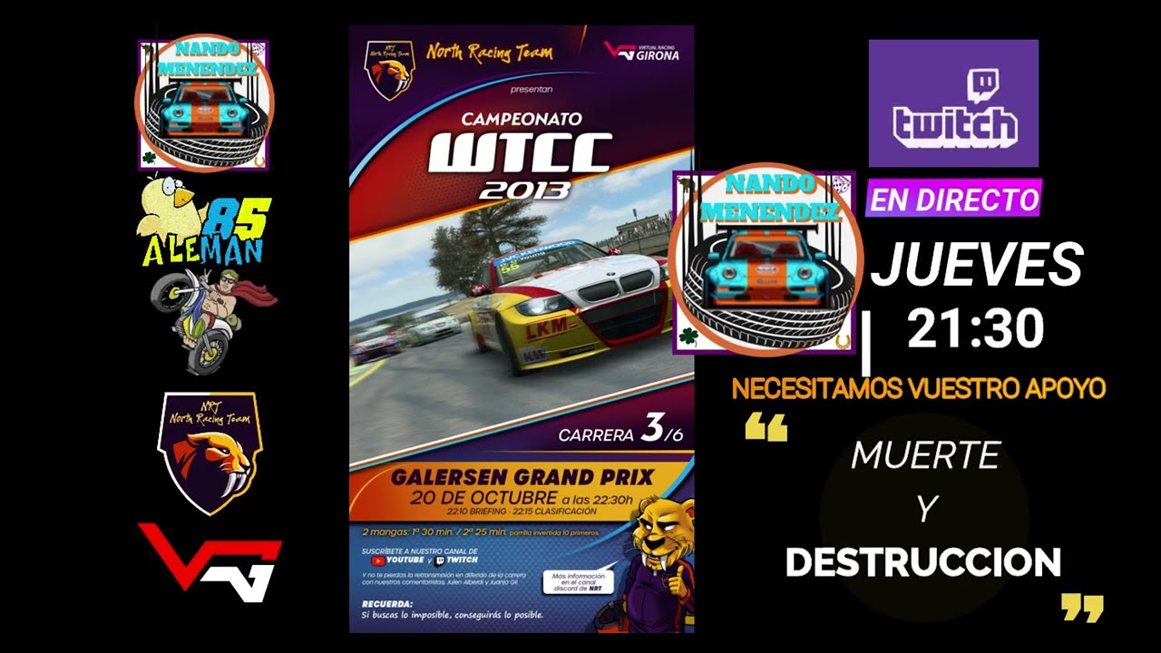 3ª Carrera Campeonato Raceroom - YouTube