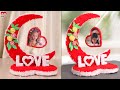 DIY! Beautiful Heart Photo Frame Making - DIY Room Decor