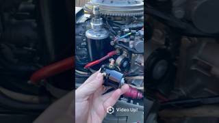 Johnson Evinrude boat clicking with key turn, not starting.  Outboard click, no starter.  Solenoid.