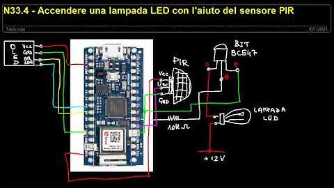 N33.4 - Nano 33 IoT ed il sensore antintrusione