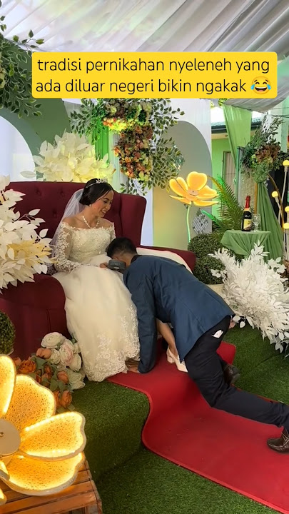 tradisi pernikahan paling nyeleneh di luar negeri ‼️ #ngakak #lucu #tradisi #pengantinviral #nikah