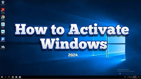 How to activate Windows 10 Permanently 2024 || Free and Easy Step-by-Step Method Works 100%.