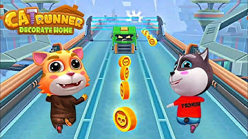 Cat Runner decorate home new challenge 😎