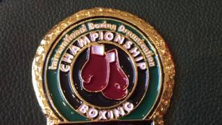 IBO Championship Belt!!!!