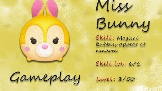 Line Disney Tsum Tsum - Miss Bunny Gameplay Skill 6 