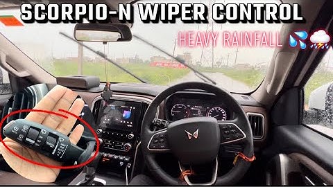 Scorpio-N Wiper Control Explained in Detail 🔥 | Scorpio-N Hidden Features