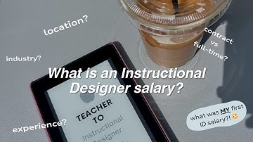 what is an instructional designer salary!? (story time: MY first ID salary 😳)