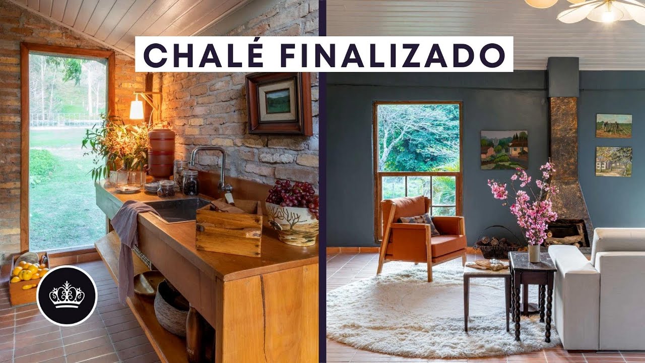 ACABEI A OBRA do chalé da fazenda!