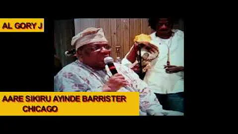 AARE SIKIRU AYINDE BARRISTER CHICAGO LIVE