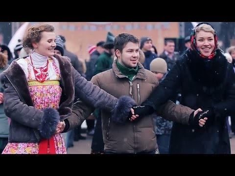 Флешмоб на Масленицу (Москва)