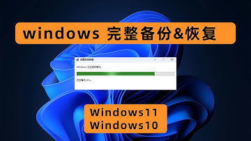 Windows 11 完整备份和还原教程，备份到USB设备上。Windows 11: Create full backup to external USB drive and restore
