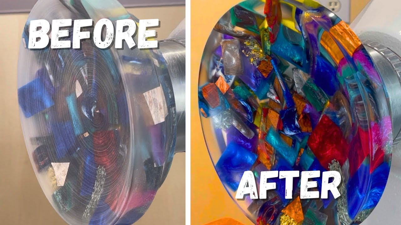 How to Sand and Polish epoxy resin to a Crystal Clear Finish! YouTube