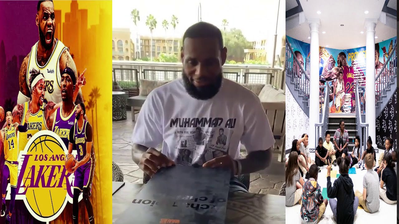 LeBron James SHOWCASE first Wheaties box cover & Donations to I PROMISE KIDS NBA Highlights 2020