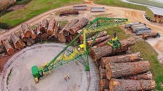 Inside the World's Most Advanced Sawmills | How Giant Trees Become Wooden Pallets