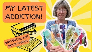 How to make watercolour bookmarks  little slices of landscape