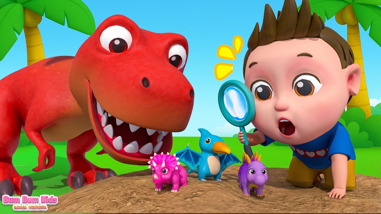 Kisah Dinosaurus - Lagu Dinosaurus - Dinosaur Stories | Lagu Anak - Bum Bum Kids Bahasa Indonesia