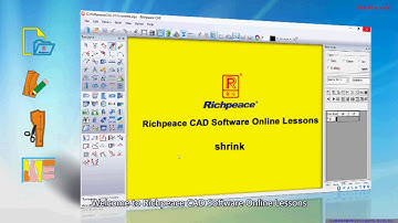 Richpeace CAD Software Online Lessons-Tip of the day-Shrink (V10)