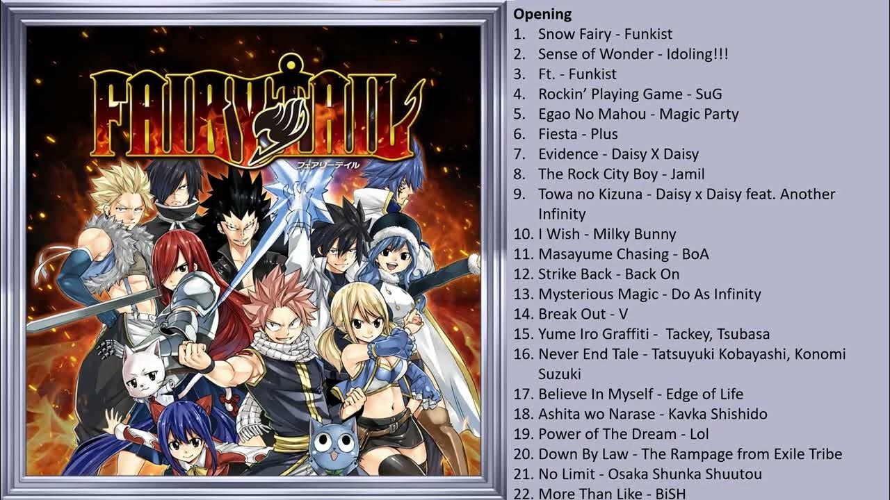 Fairy Tail, openings, endings & OST - playlist by AniPlaylist