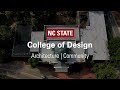 Nc state college of design architecture community