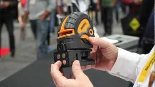 Johnson Self-Leveling 2 line & 5 dot laser level 40-6685 - World of Concrete 2013