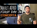 Adult admy first day on concerta