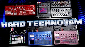 Hard Techno Groove box jam, BPM=150 / electribe, electribe sampler, TD-3, CIRCUIT, KAOSS PAD