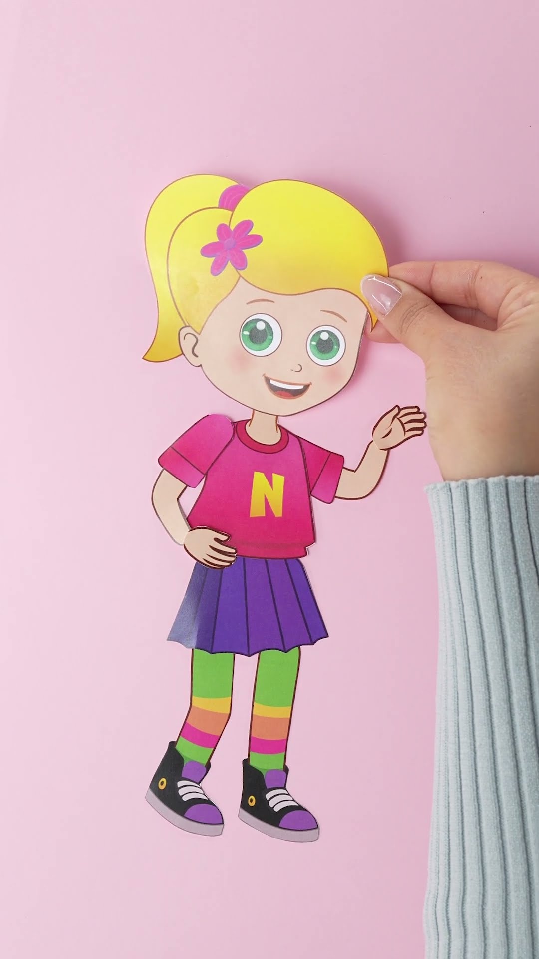 Sevimli Dostlar’ın Nil Karakterini Kraft Kağıdıyla Giydiriyoruz? #sevimlidostlar #shorts #diy