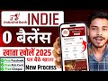Indie By IndusInd Bank Account Opening Online | Zero Balance Saving Account With Virtual Debit