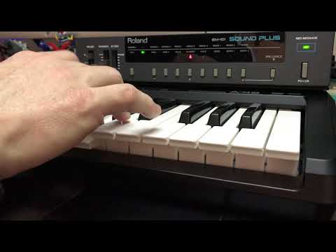 Roland EM-101 Sound Plus Synth Hidden Presets Demo