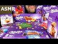 ASMR MILKA CHOCOLATE PARTY (OREO, CAKE, SNOBALLS, CHOCO CANDY) 초콜릿 리얼사운드 먹방 MUKBANG *EATING SOUNDS*