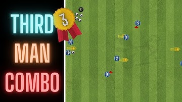 Third Man Combination | 2 Passing Variations | Football/Soccer