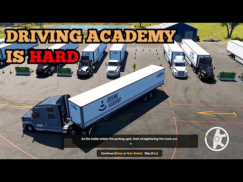 American Truck Simulator Update 1.52 DRIVING Academy