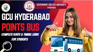 GCUH Bus Routes DECODED! Real-time Tracking & Student Commute Guide 2025/ GC university hyderabad