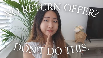 What to Do If You Didn’t Get a FT Return Offer from Your Summer Internship & Giveaway Worth $600+