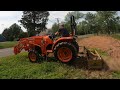 #43 Box Blade! Grading! & Loader Work With Kubota L2501 & M7060