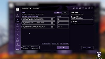 PIVX Core #QTWallet v4.0 - Multi Address Send Feature