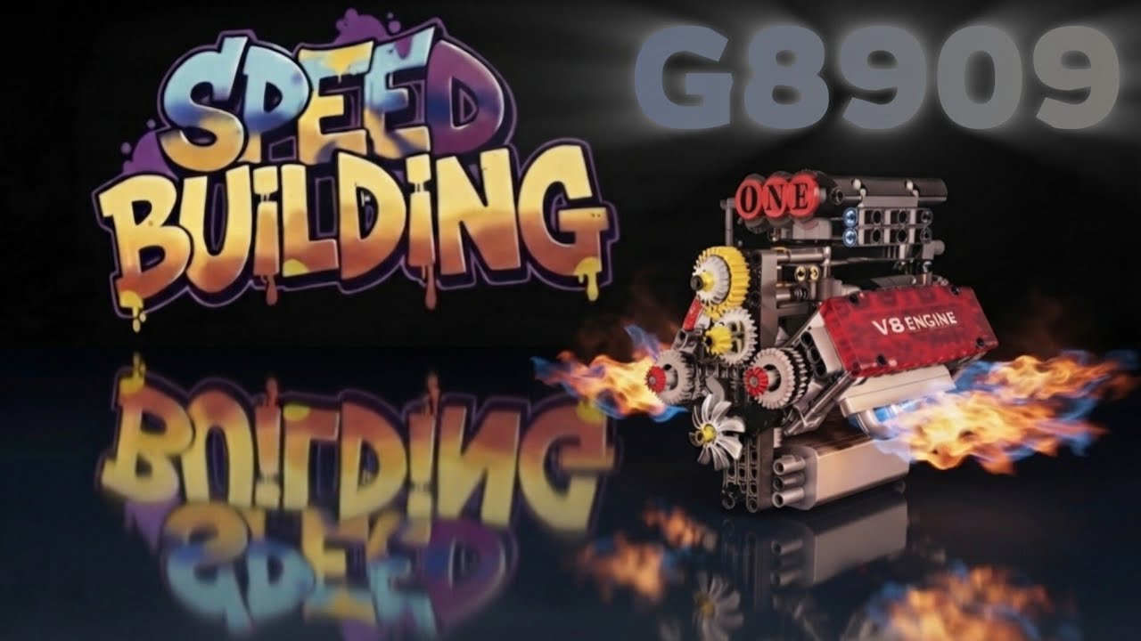 Speed Building V8 Engine G8909 - YouTube