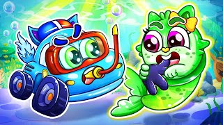 No BITING Baby Zombie Mermaid?‍♂️Zombie Epidemic Song????+More Nursery Rhymes by Baby Cars & Friends