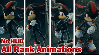 Shadow Generations - Sonic Movie 3 DLC All Rank Animations (No HUD)